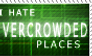 Overcrowded Places Stamp