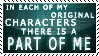Original Characters Stamp