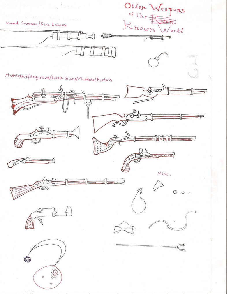 Firearm Reference Print Out Firearm Reference by S0nseed on DeviantArt