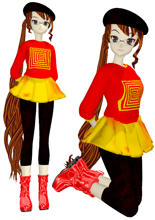 MMD Rayna Kimball - UTAUroid - Retired