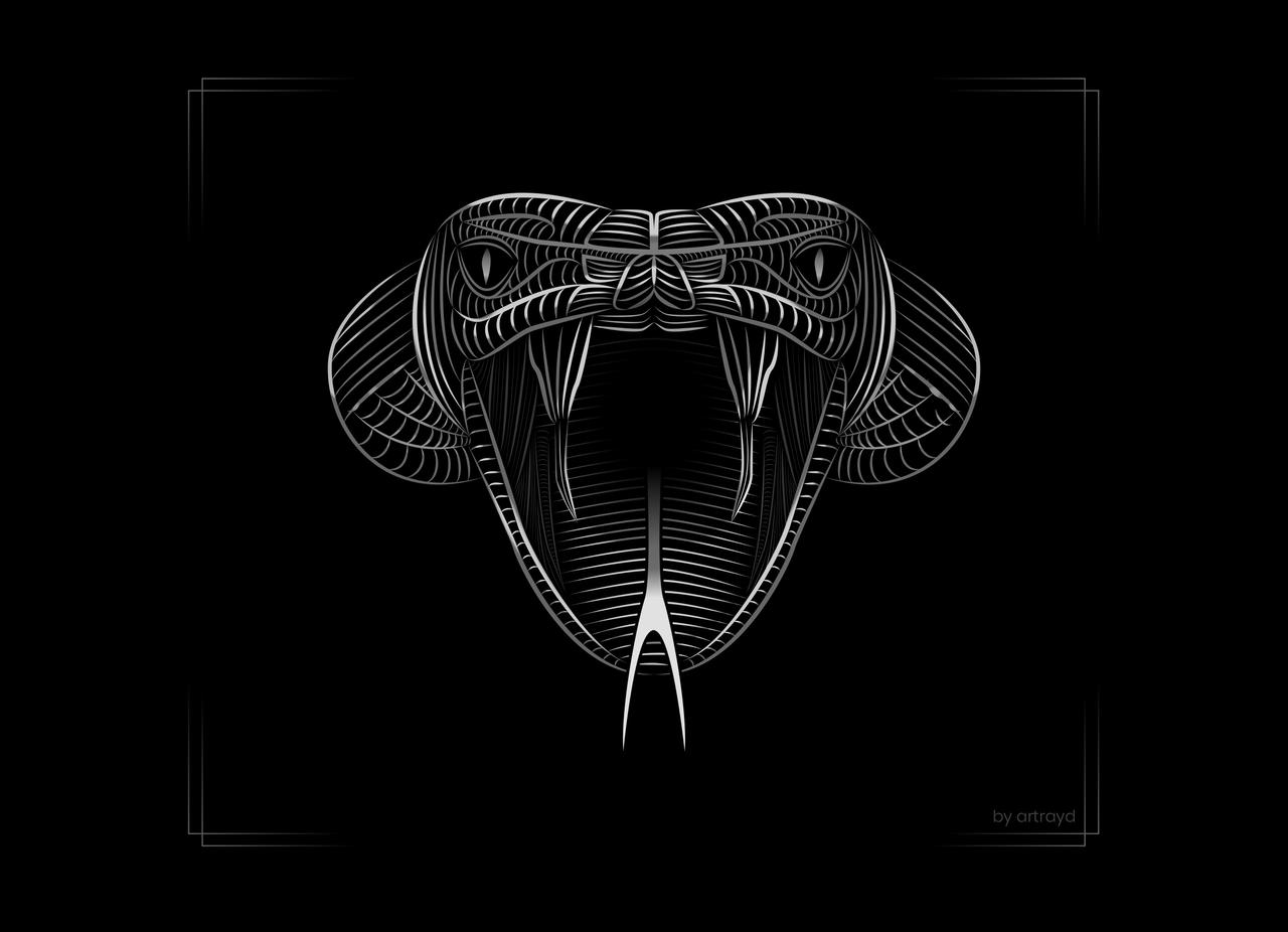 Snake Line art by artrayd on DeviantArt
