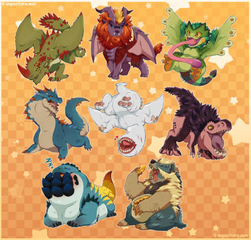 Monster Hunter Stickers (1)