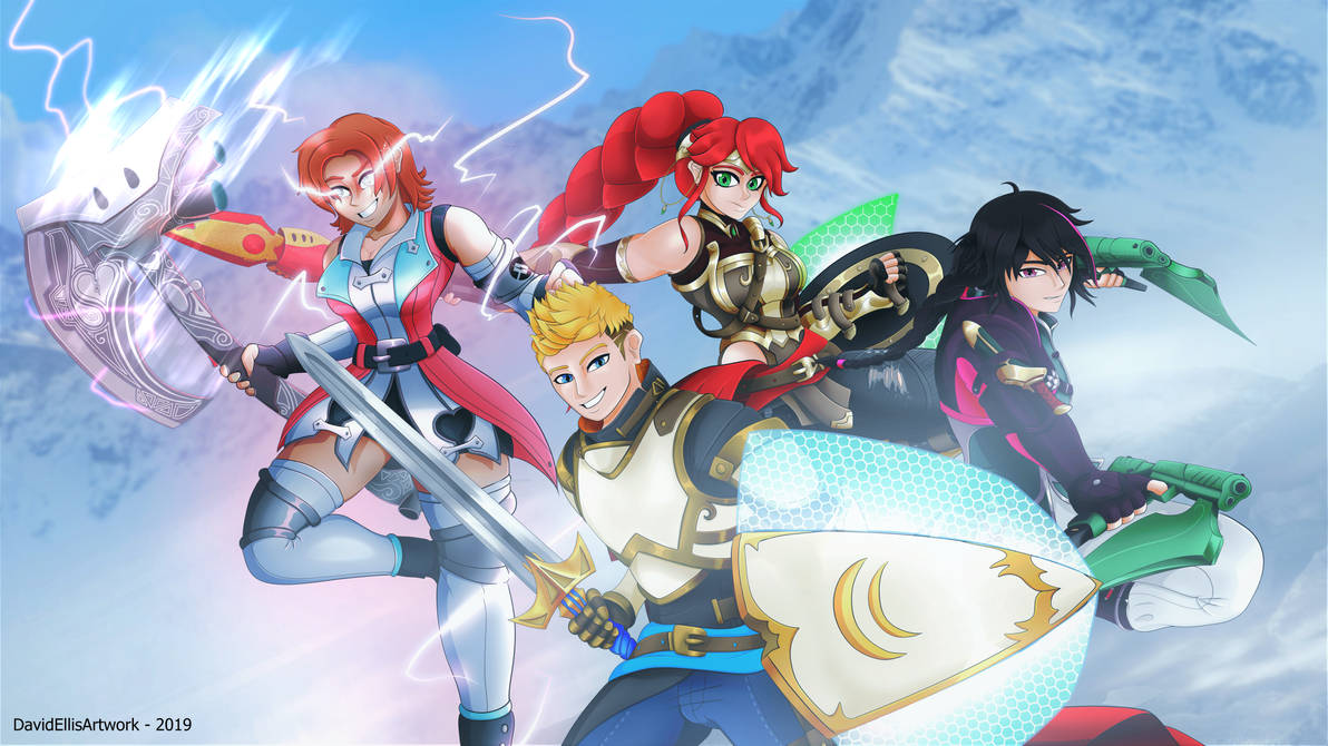 RWBY Volume 7| Team JNPR! by DavidEllisArtwork on DeviantArt