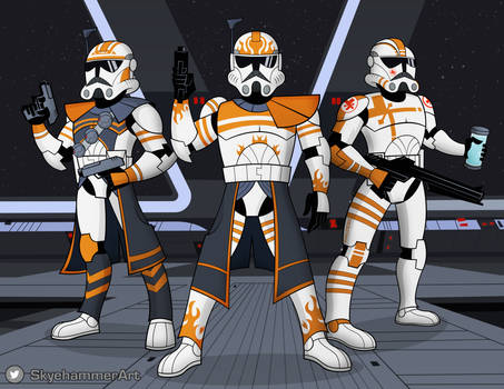 Clone Trooper Trio - Complete