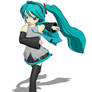 MMD Miku Running