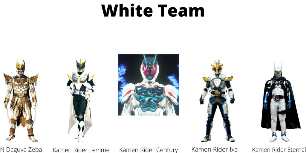 White Team - Kamen Rider Legends by Gaigeyboi on DeviantArt