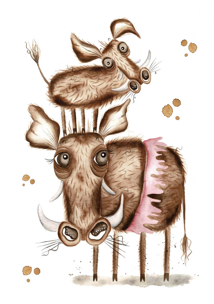 When I Was A Young Warthog By LaurenSparksArt On DeviantArt When i was a young warthog by laurensparksart on deviantart