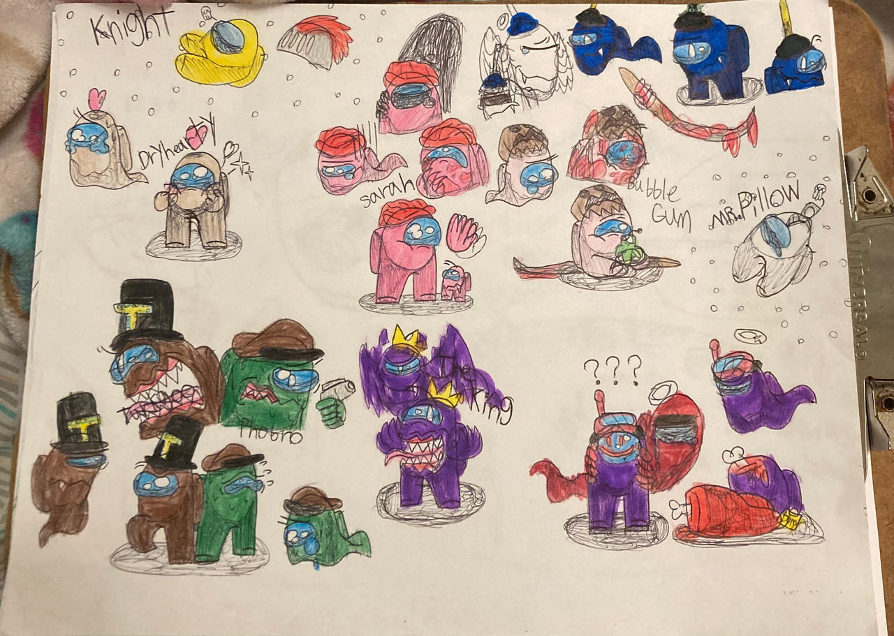Among us characters part 1 by bunny4me100 on DeviantArt