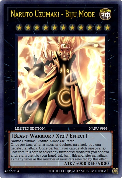 Naruto Uzumaki - Biju Mode Yu-Gi-Oh