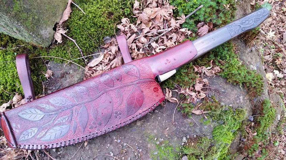 Rustic Cleaver Rustic Cleaver with Sheath by JonVonHall on DeviantArt