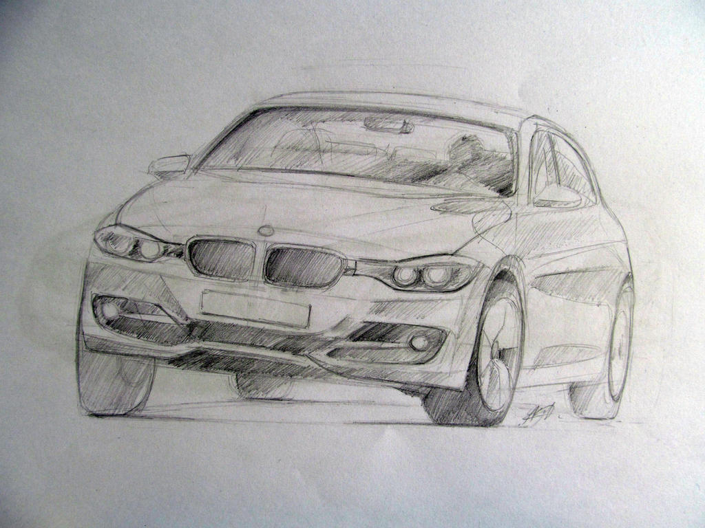 Bmw Pencil Sketch By Frosthero On Deviantart