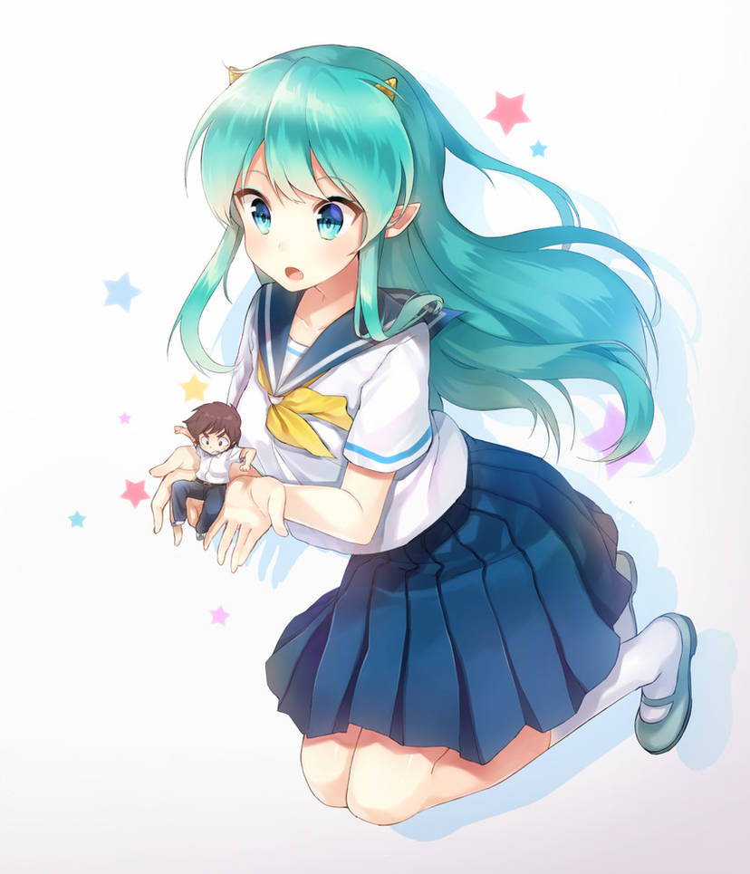 Lum And Moroboshi Ataru Urusei Yatsura Drawn By by qert12347 on DeviantArt