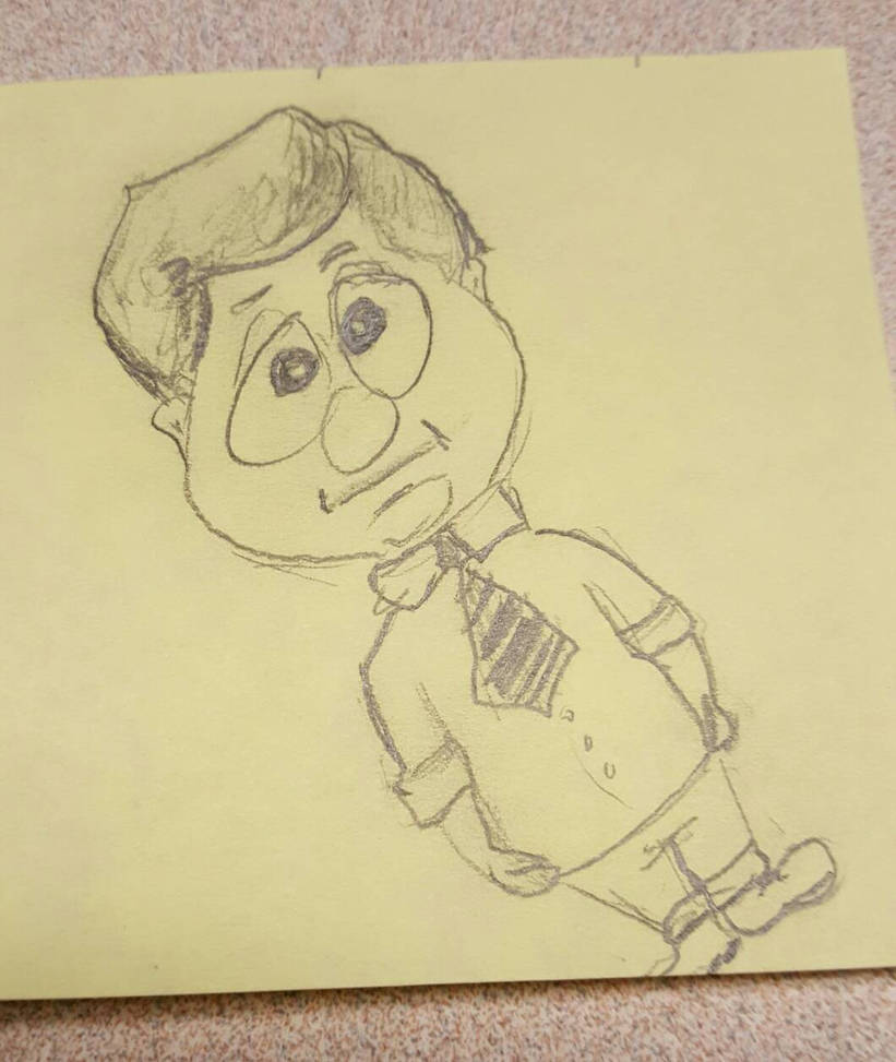 Posty note guy by HoustonArtz on DeviantArt