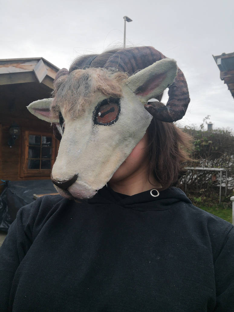 Sheep Mask Chapter Sheep Therian Mask 2 by ZoeLimmer on DeviantArt