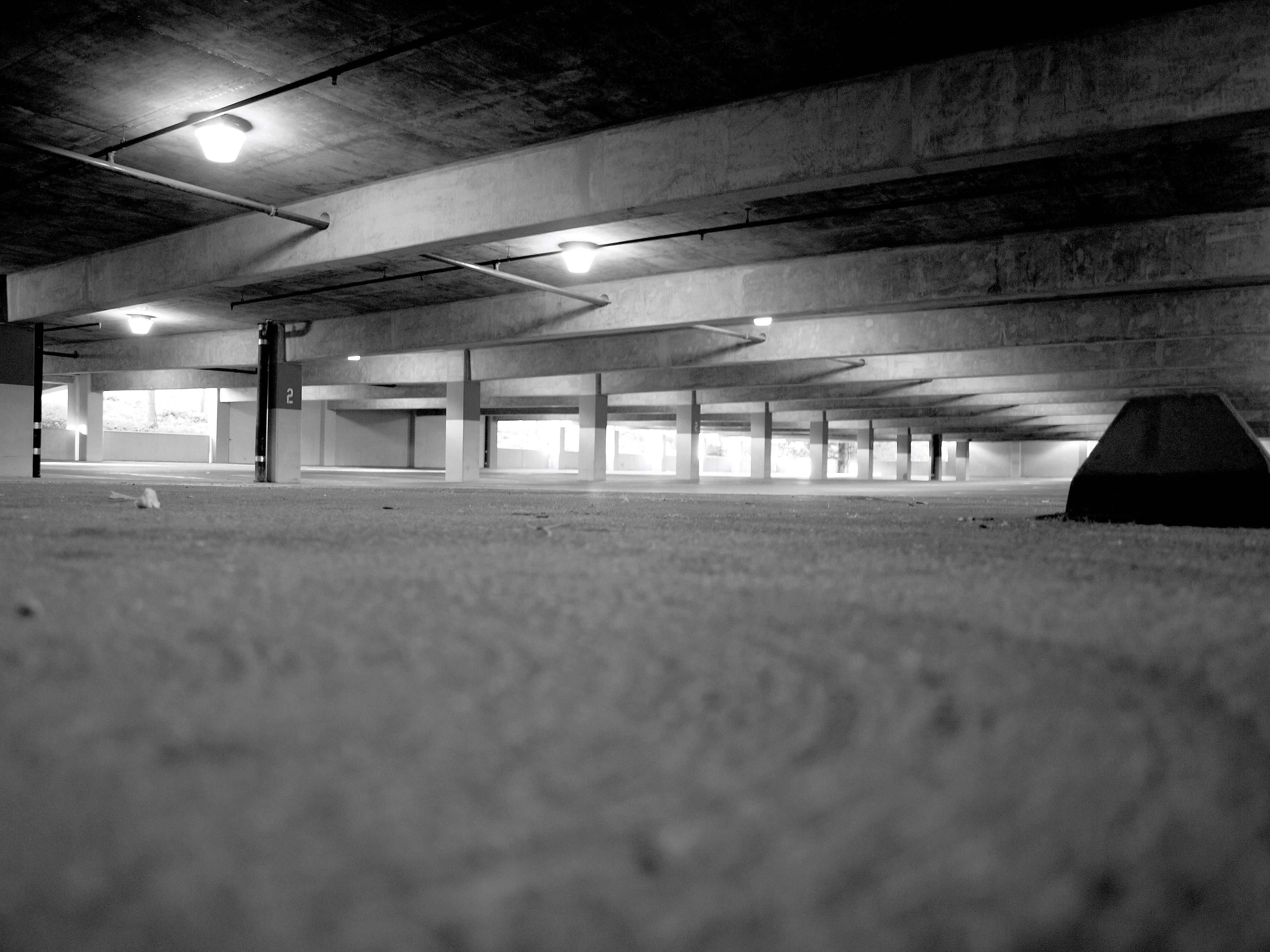 Parking Garage_2-Black and White