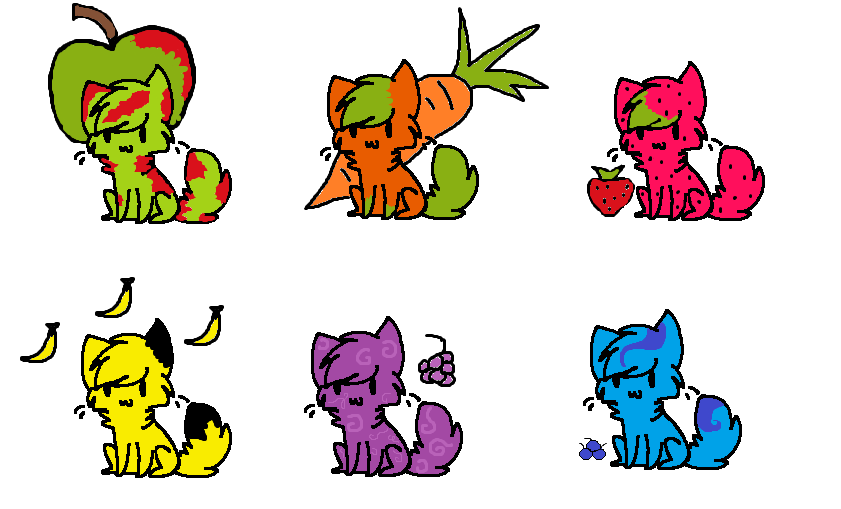 Fruity Cat Adoptables!