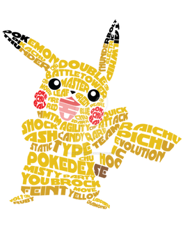 Pikachu Text Tee