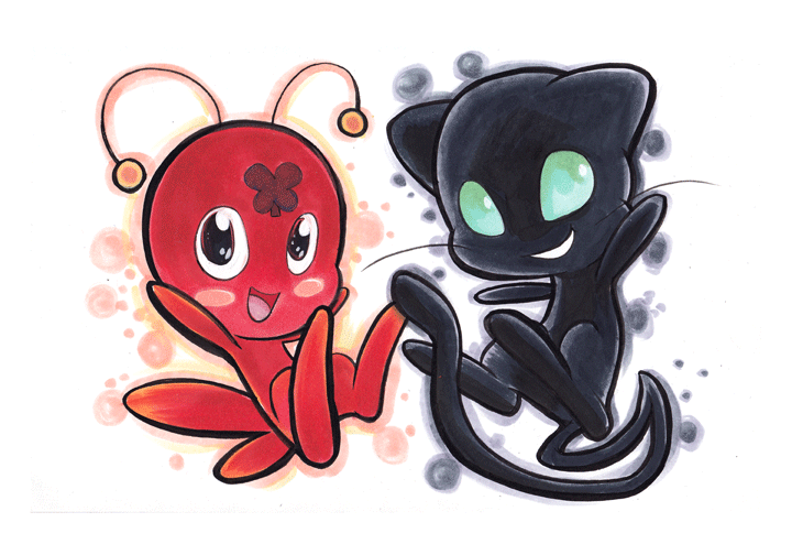 Ladybug and Chat Noir