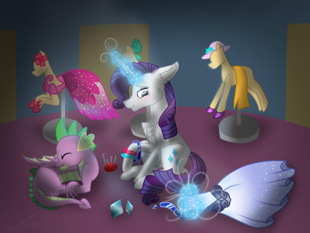 Mlp Rarity Deviantart Stressed Rarity's Life - MLP Fanart by DelfinaLuther on DeviantArt