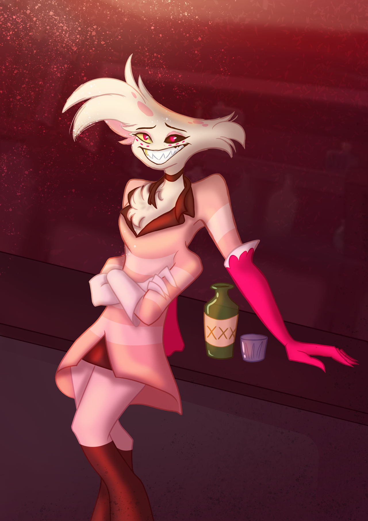 Angel Dust From Hazbin Hotel Fanart By DelfinaLuther On DeviantArt angel-dust-from-hazbin-hotel-fanart-by-delfinaluther-on-deviantart