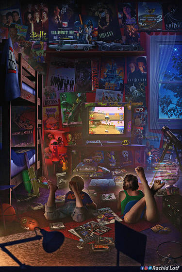 Gamer Room: Outlands by exceptrea on DeviantArt