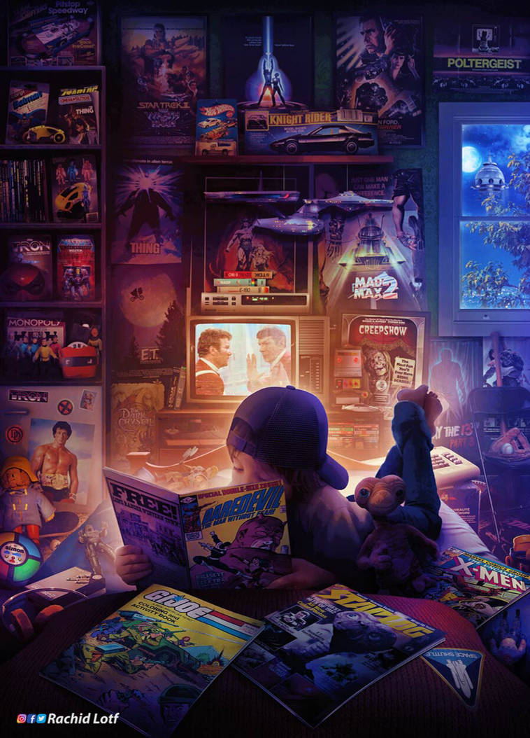1982: GREATEST GEEK YEAR EVER - Commission Work by RachidLotf on DeviantArt