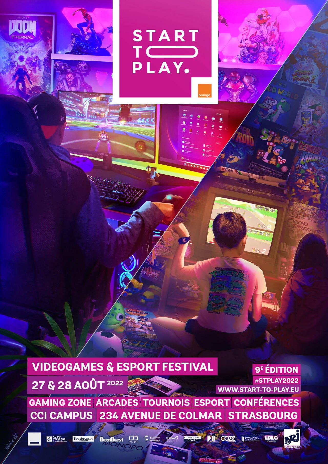 Start to Play 2022 - Videogames ESport Festival by RachidLotf on DeviantArt