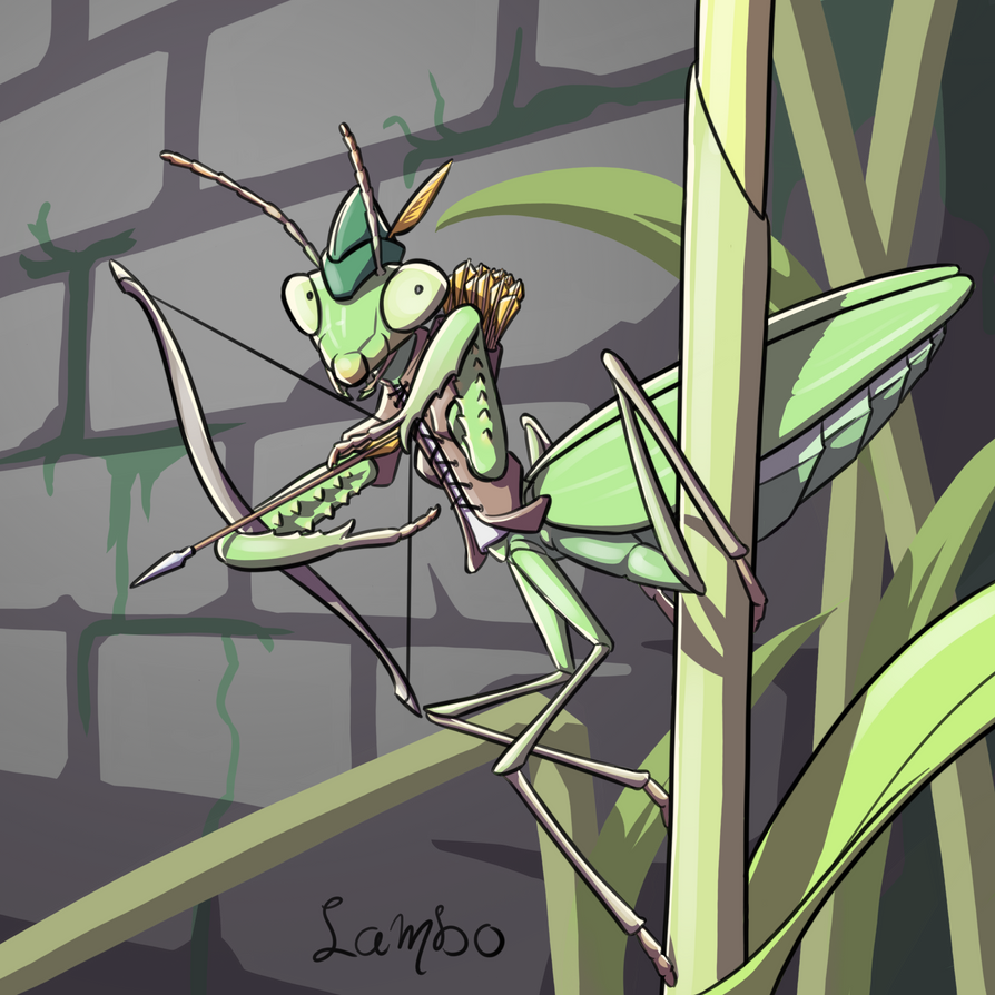 Mantis Samurau Ranger Dungeons and Dragonflies: Mantis Ranger by Lambosaurus on DeviantArt
