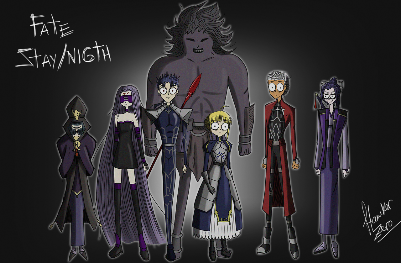 Fate Stay Night - Tim Burton’s Style by HawkerZero on DeviantArt