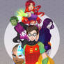 Titans Go! - Illust fanbook cover