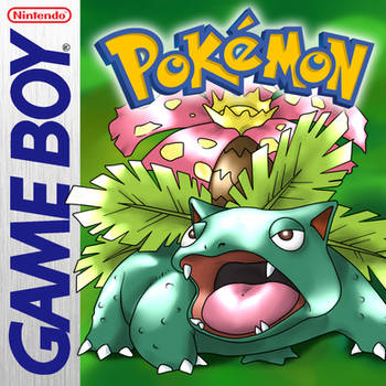 Pokemon Green Version (Game Boy) HQ Box Art CLEAN