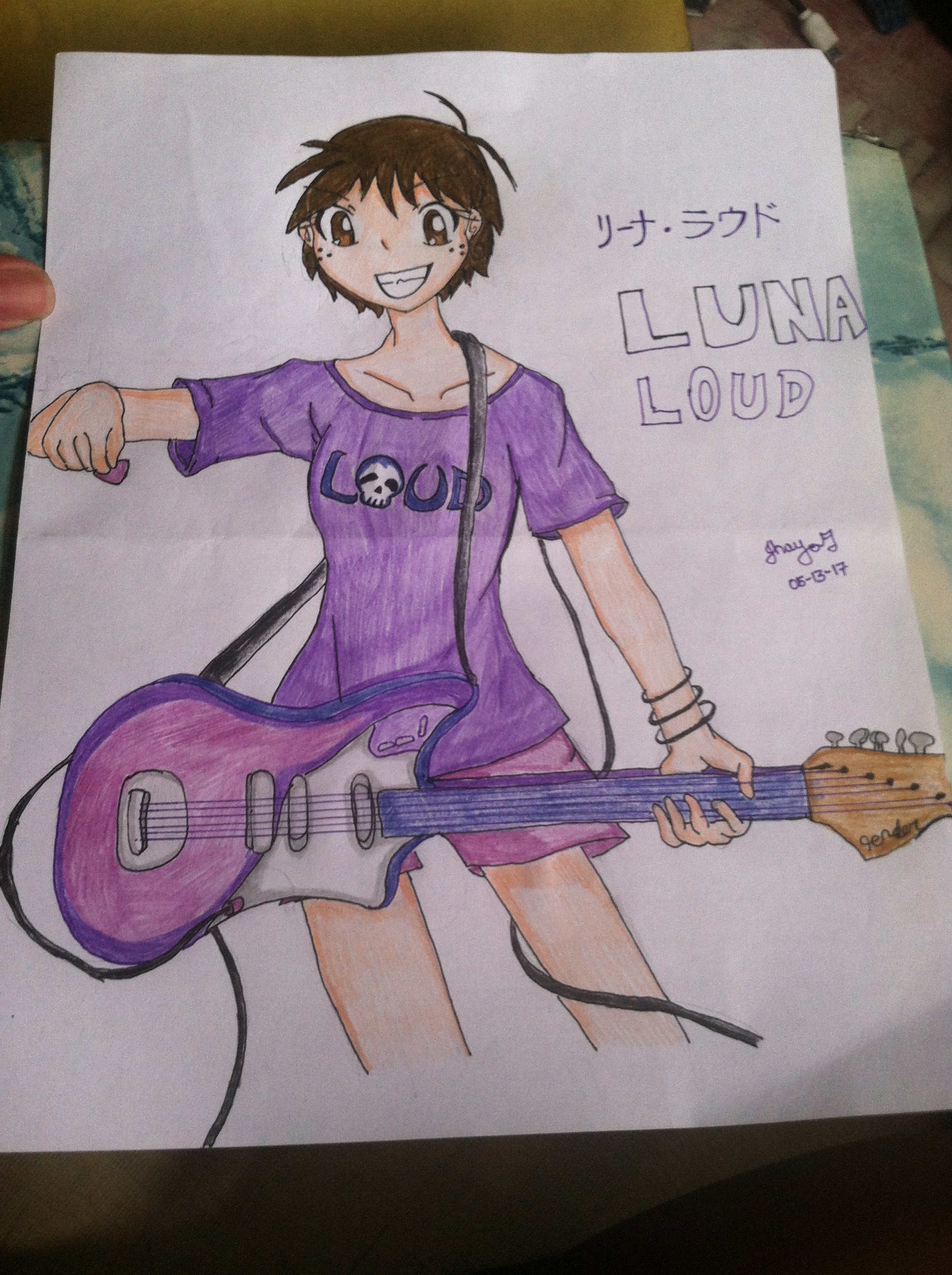 Awesome Rocker: Luna Loud by JayTrexe on DeviantArt