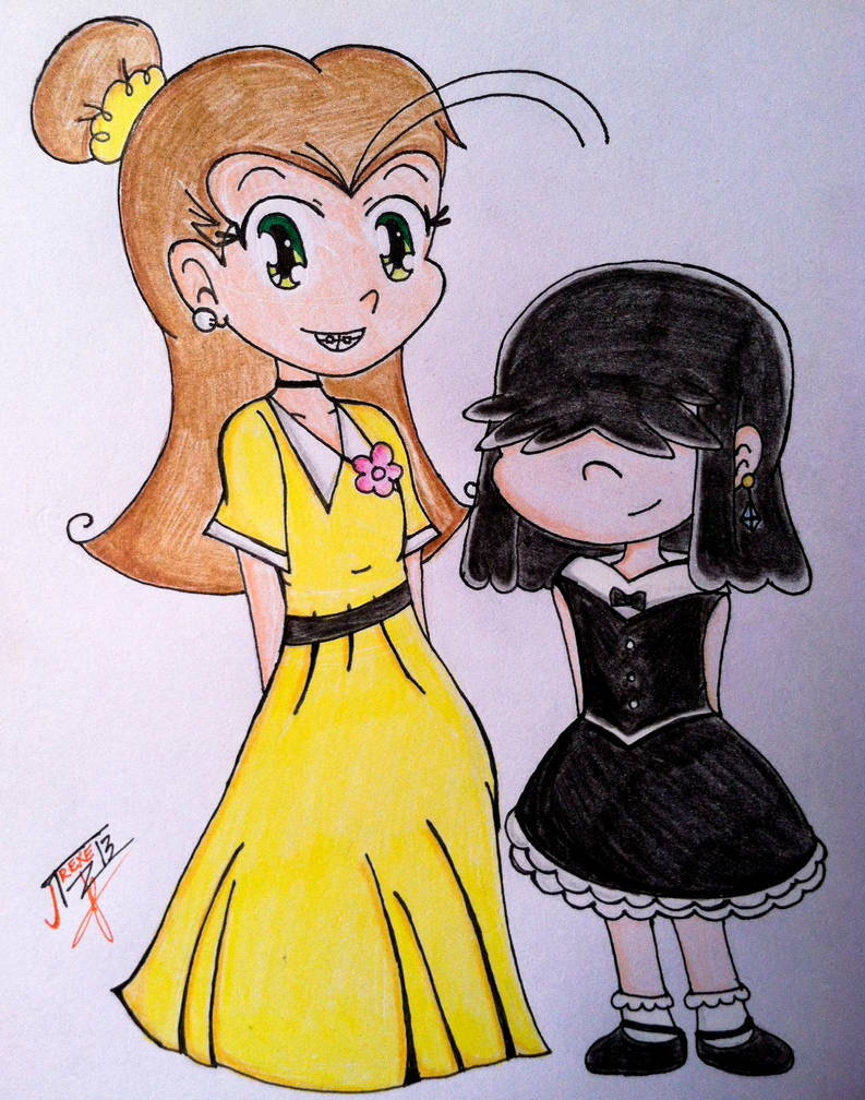 Luan and Lucy Loud (TLH Head Poet's Anxiety) by JayTrexe on DeviantArt