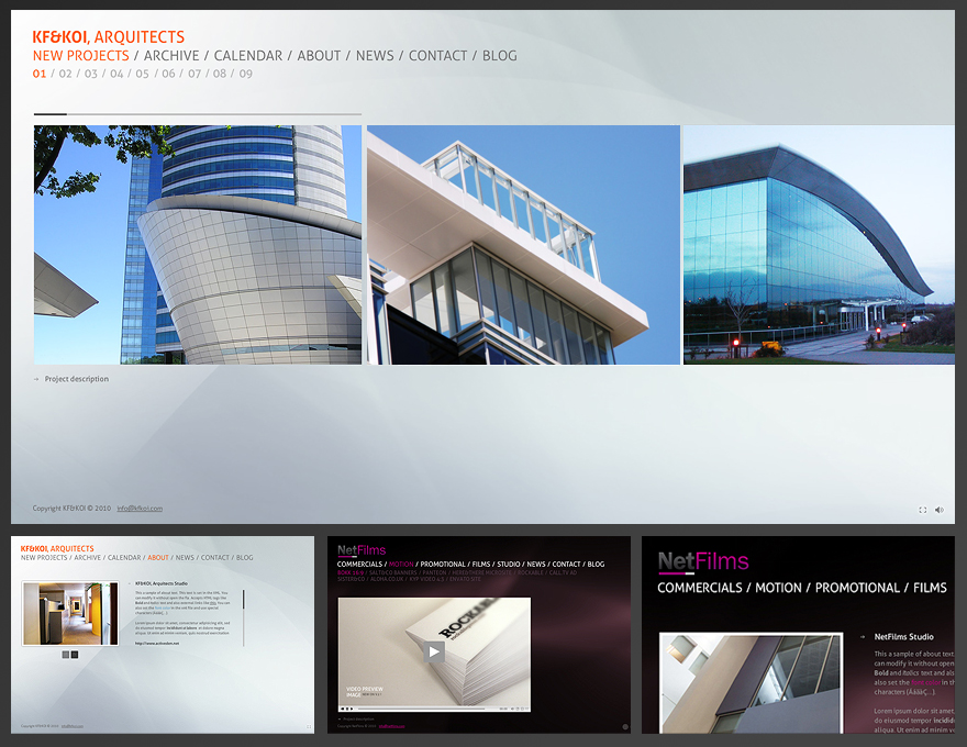 Minimal TypoPortfolio Template by pezflash