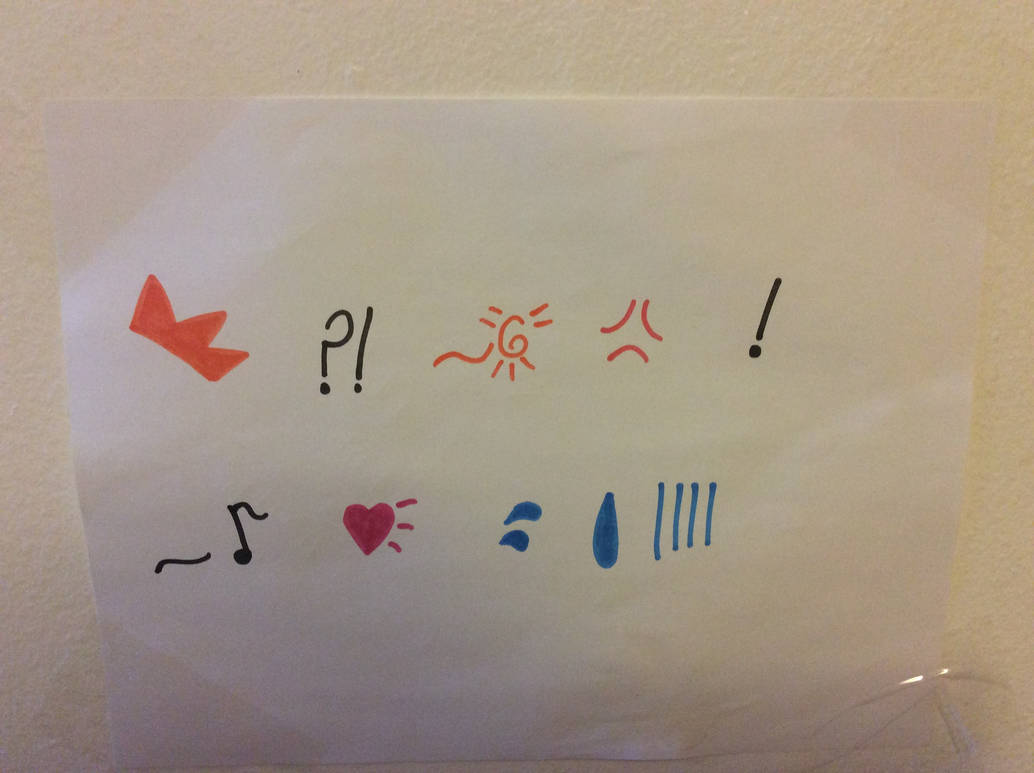 Anime Expression Symbols by TopHatXDusty68 on DeviantArt