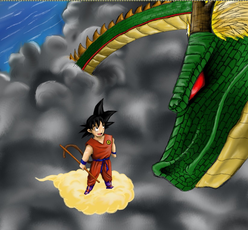 son goku and shenlong by Oatha on DeviantArt son goku and shenlong by Oatha on DeviantArt