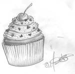 CupCake sketch by MimiMunster