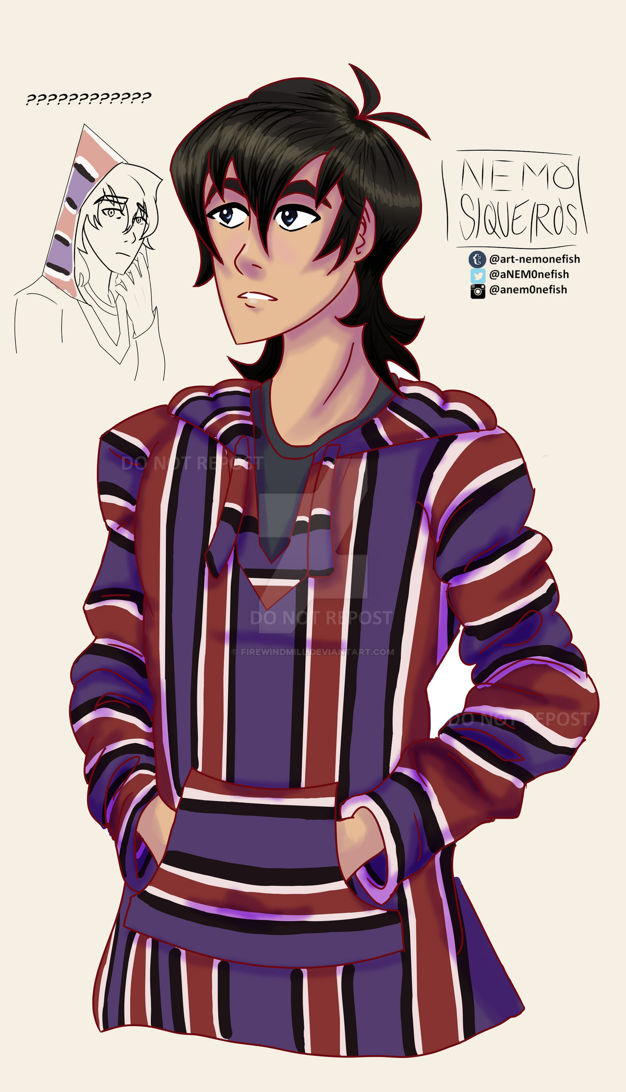 Keith in my sweater