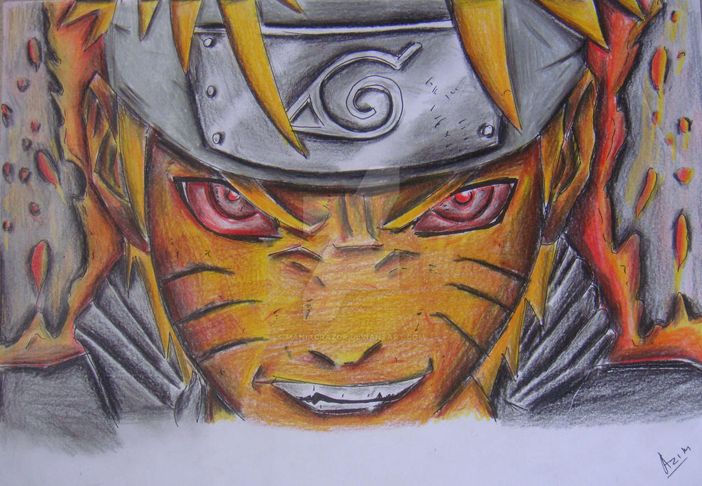 Naruto in nine tails mode