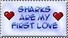 Love Sharks ::Stamp:: by BklynSharkExpert