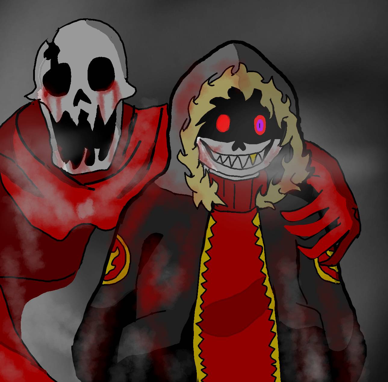 Dustfell Sans. by XJoeFarYT on DeviantArt