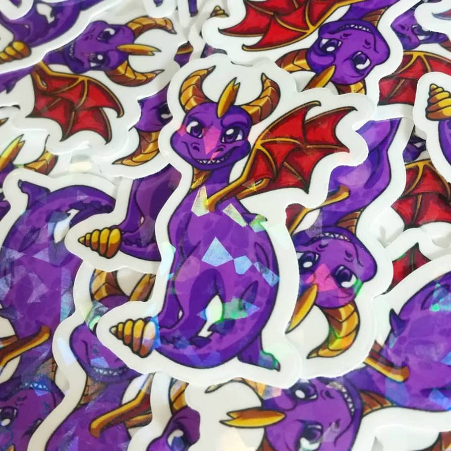 Spyro Stickers by meroaw on DeviantArt