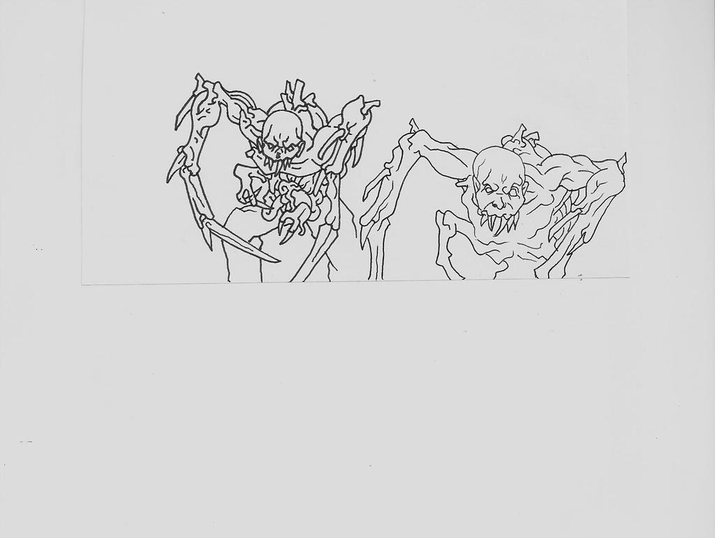 Slasher Drawing Outline Pattern Slasher Concepts 01 by luckless1990 on DeviantArt