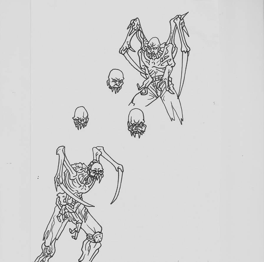 Slasher Drawing Outline Pattern Slasher Concepts 04 by luckless1990 on DeviantArt