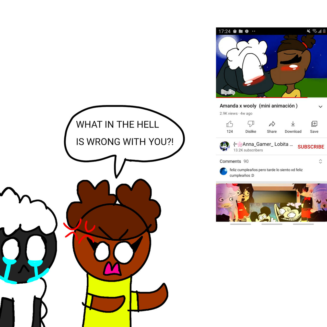 Amanda and wooly saw Amanda x wooly by earthbluewolf on DeviantArt