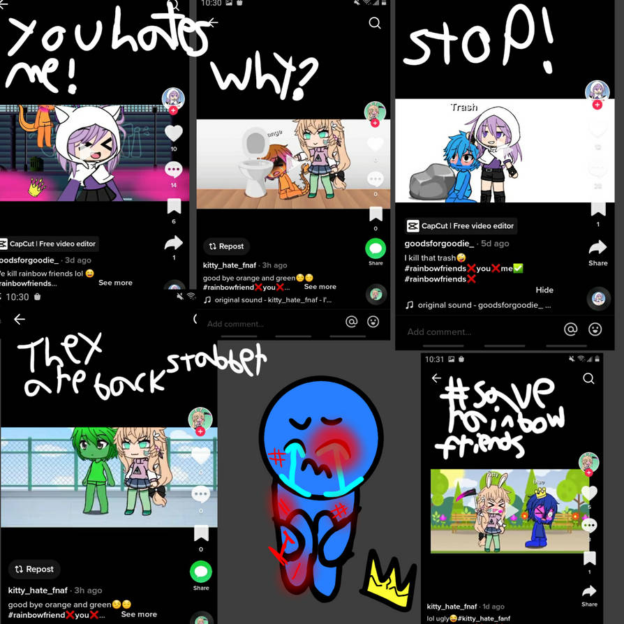 Sad blue by earthbluewolf on DeviantArt