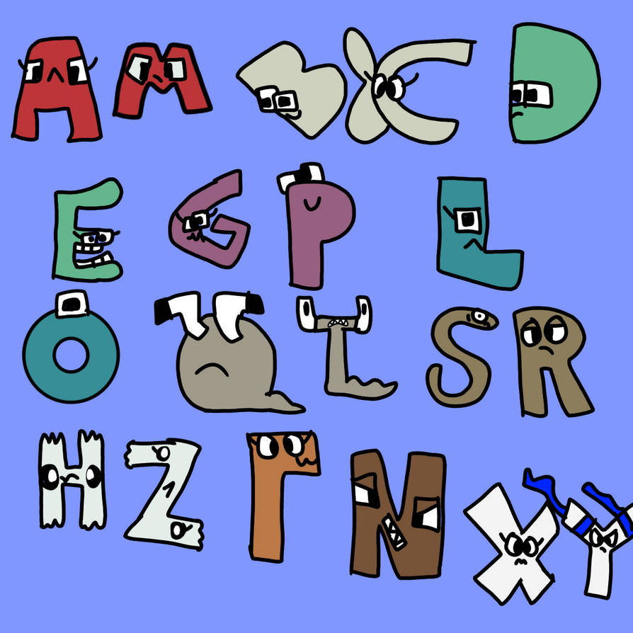 Alphabet Lore by XDXDXDJDFASJDAAW on DeviantArt