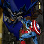 Batman vs Cap. America Color