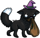 Black Fox Chibi - Halloween