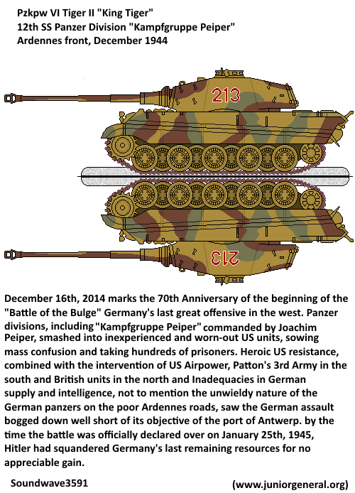 King Tiger Kampfgruppe Peiper 1944 by Soundwave3591 on King Tiger Kampfgruppe Peiper 1944 by Soundwave3591 on